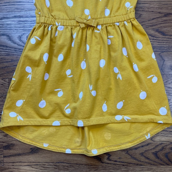 Tea Collection Girls Hi Lo Fruit Print Elastic Waistband Sleeveless Dress Size 3 - Picture 5 of 11